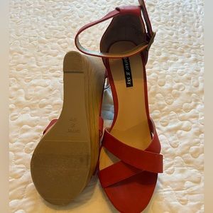 Parker and sky red wedge heels. Women’s size 8.5.
